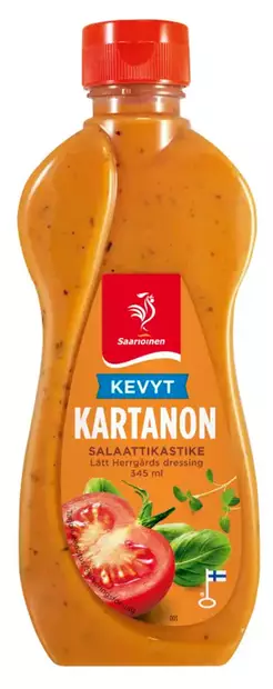 SAARIOINEN KARTANON KASTIKE KEVYT 345G - Kastikkeet - 6412000015900 - 1