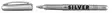 HUOPAKYNÄ HOPEA 1,8MM - Kynät, kumit ja viivottimet - 8595013612880 - 1