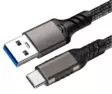 MOBIA USB-A-USB-C 1M MUSTA - Laturit - 6430076523280 - 1