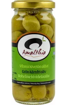 AMALTHIA VIHREÄ OLIIVI KIVETÖN - Vihannessäilykkeet - 5203224320090 - 1