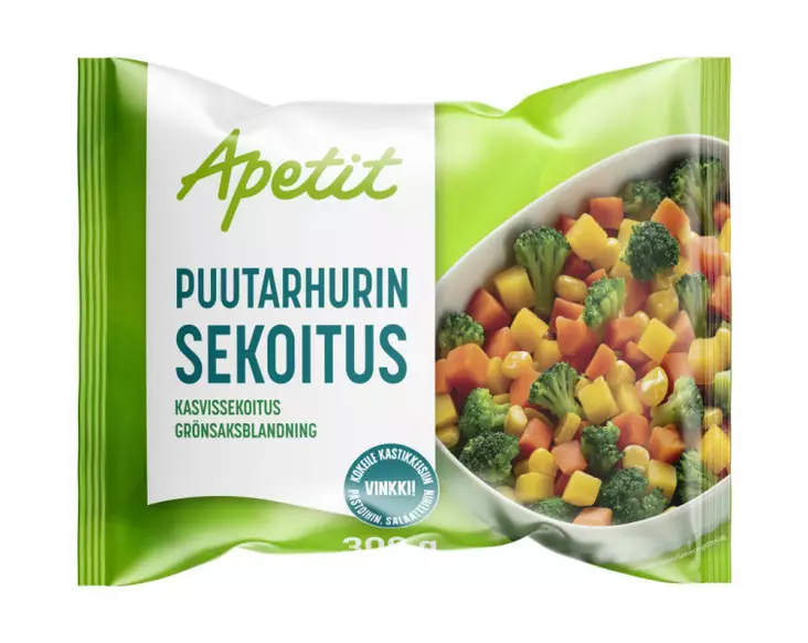 APETIT PUUTARHURIN SEKOITUS 300G PA - Vihannespakasteet - 6430104921880 - 1