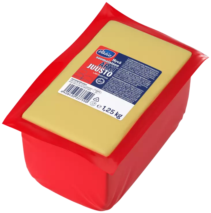 ARKIJUUSTO 1,25KG VALIO - Höylättävät ja viipaloidut juustot - 6408430337590 - 1