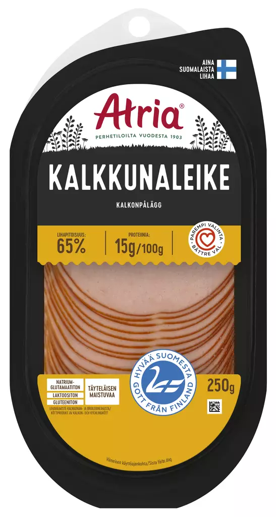 ATRIA KALKKUNALEIKE 250G - Kanan- / Broilerinliha - 6407810018760 - 1