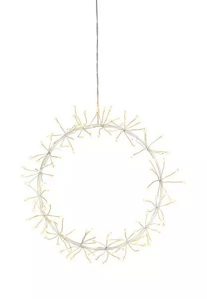 ELSIE KRANSSI 30CM VALKOINEN AIRAM - Valot ja valosarjat - 6435200267290 - 1