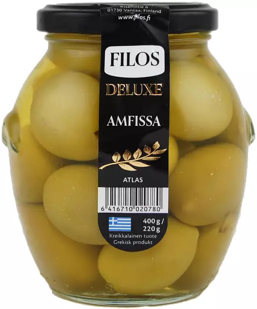 FILOS DELUXE VIHREÄ OLIIVI - Vihannessäilykkeet - 6416710020780 - 1