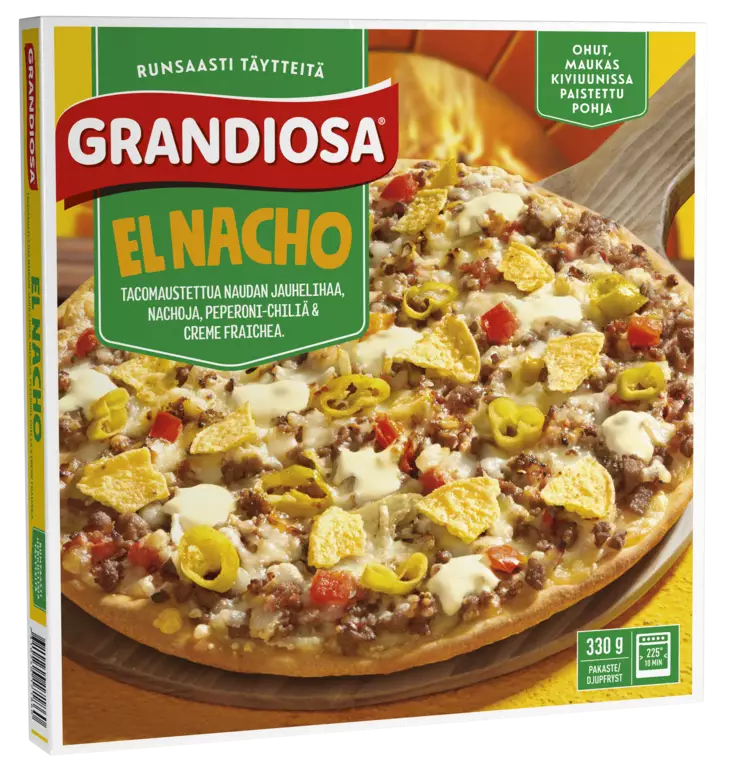 GRANDIOSA EL NACHO KIVIUUNIPIZZA - Pakastepizzat - 7310240171860 - 1