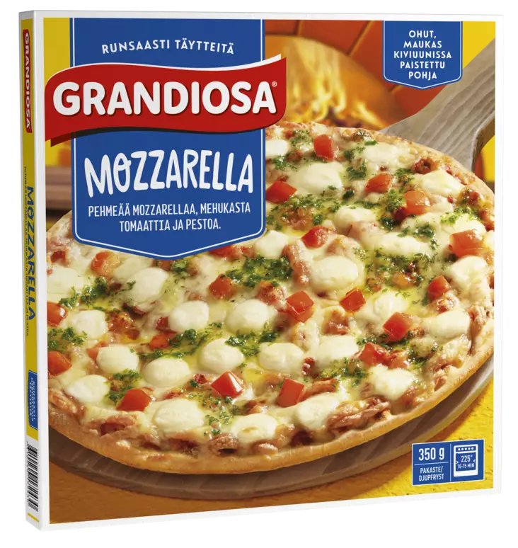 GRANDIOSA MOZZARELLA KIVIUUNIPIZZA - Pakastepizzat - 7310240172430 - 1