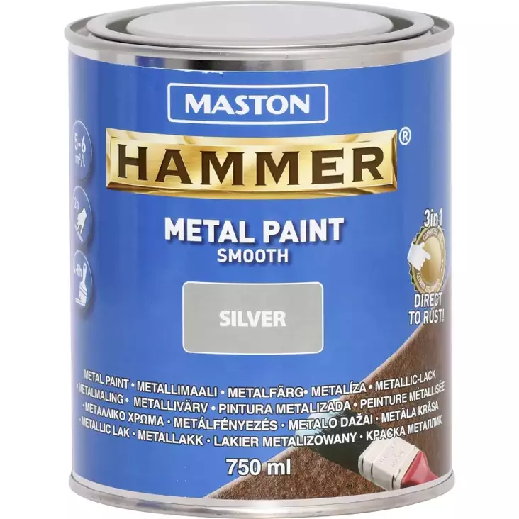 HAMMER SILEÄ HOPEA - Maalit - 6412490012090 - 1