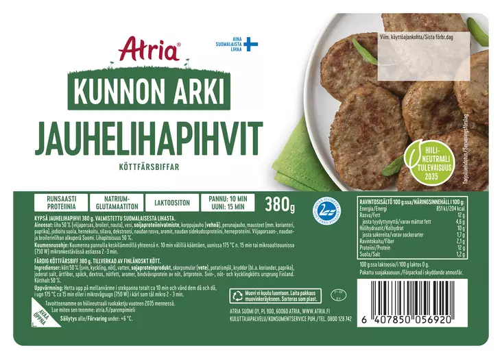 JAUHELIHAPIHVI ATRIA - Mikroateriat - 6407850056920 - 1