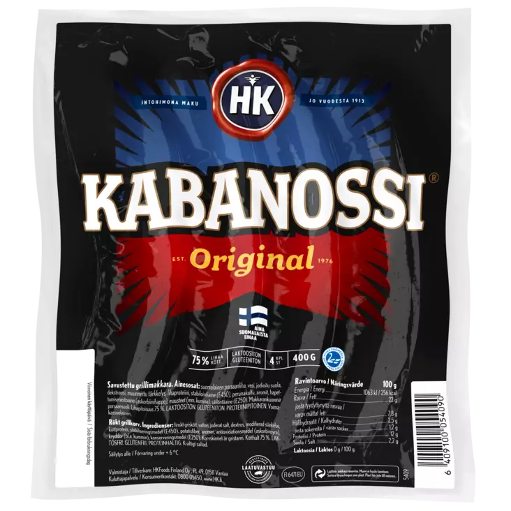 KABANOSSI 400G HK - Makkarat ja Nakit - 6409100054090 - 1