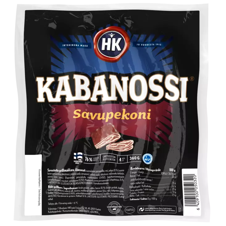 KABANOSSI SAVUPEKONI HK - Makkarat ja Nakit - 6409100050320 - 1