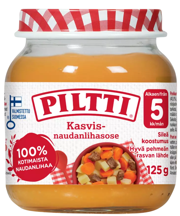KASVIS-NAUDANLIHASOSE PILTTI - Lastenruoka - 6417900846500 - 1