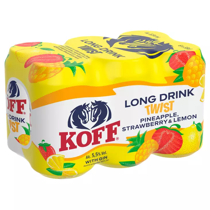 KOFF LONG TWIST 6-PACK 0,33L - Lonkerot - 6415600581370 - 1