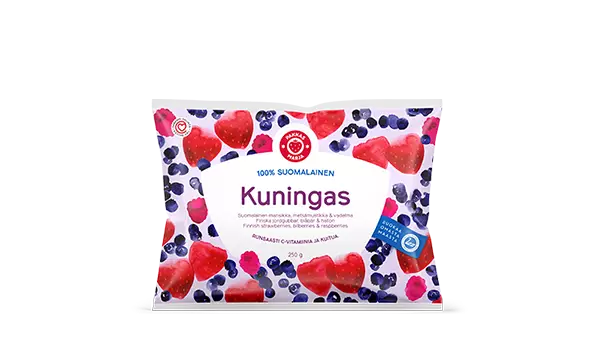 KUNINGAS MARJASEOS ,MUSTIKKA,VADELMA,MAN - Pakastepizzat - 6411810009000 - 1