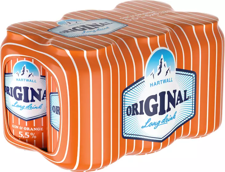 ORIGINAL LONG DRINK 5,5% 6-PACK ORANGE - Lonkerot - 6413605167490 - 1