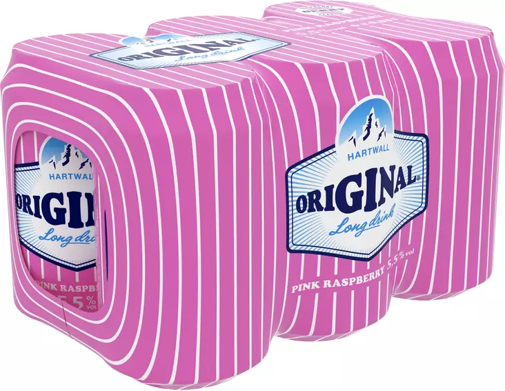 ORIGINAL LONG DRINK 5,5% 6-PACK PINK RAS - Lonkerot - 6413605307100 - 1