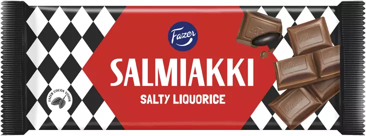 SUKLAALEVY SALMIAKKI FAZER - Suklaat - 6411401015830 - 1