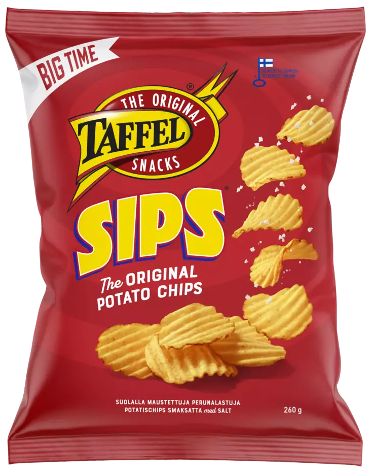 TAFFEL SIPS 260G - Sipsit ja snacksit - 6410380041670 - 1