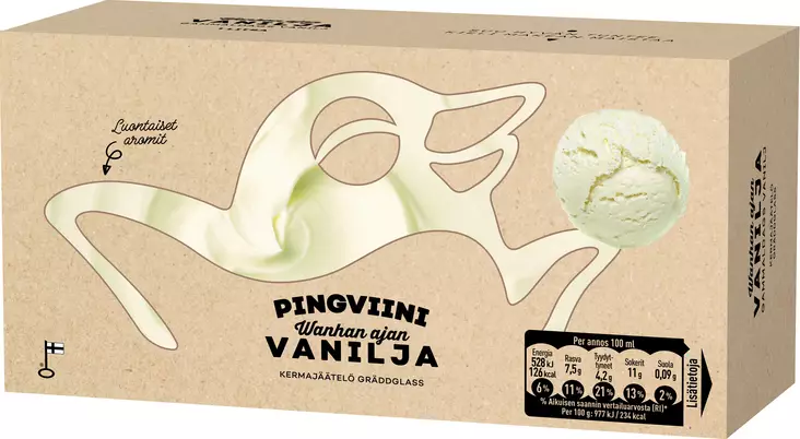 VALIO VANHAN AJAN VANILJA 1L - Jäätelöpakkaukset - 6430064405000 - 1