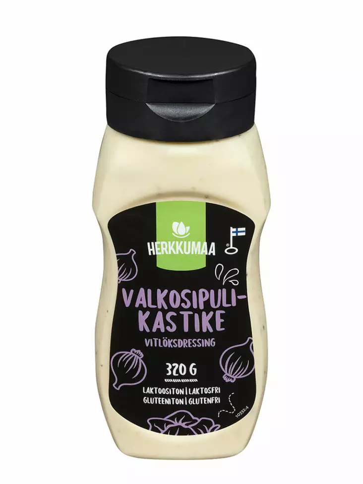 VALKOSIPULI HERKKUKASTIKE - Ketsuppi ja sinappi - 6410840037410 - 1