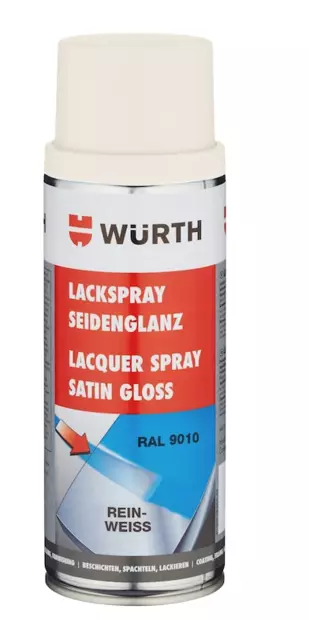 VALKOINEN SPRAYMAALI WURTH - Spraymaalit - 4045989443451 - 1