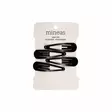 MINEAS HIUSPINNI BASIC 4KPL MUSTA - Muut ihonhoitotuotteet - 6410416342351 - 1