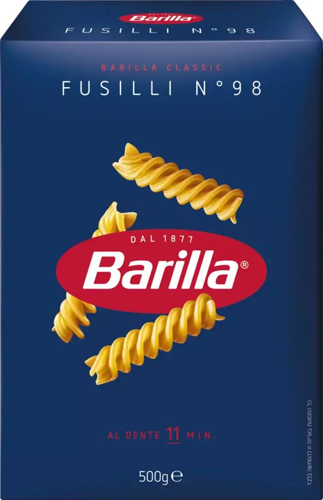 BARILLA PASTA FUSILLI 500G - Pastat - 8076802085981 - 1