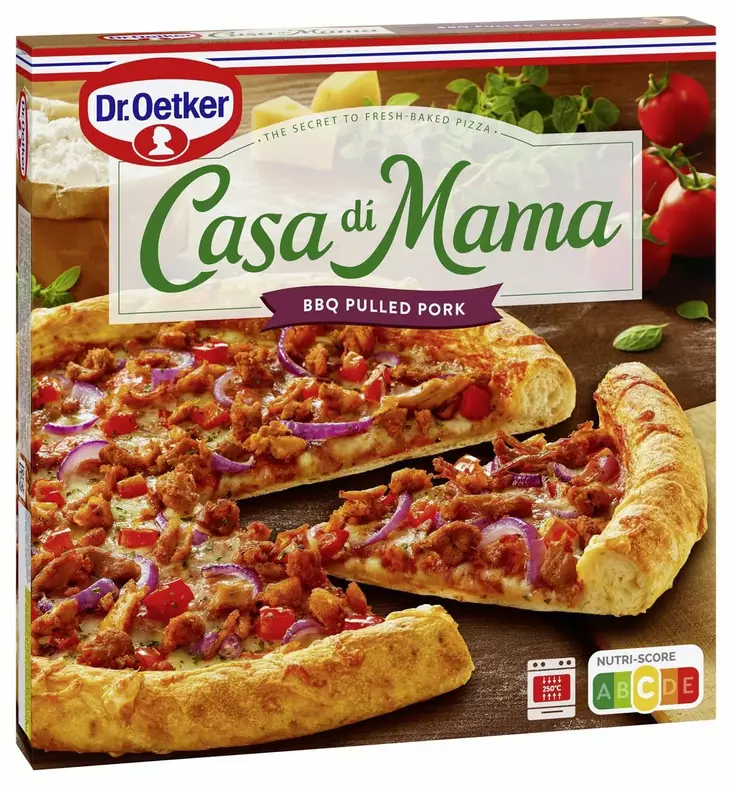 CASA DI MAMA PIZZA 405G BBQ PUL PORK - Pakastepizzat - 4001724044871 - 1