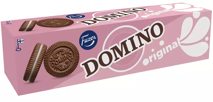DOMINO ORIGINAL KEKSI FAZER - Leivonnaiset - 6416453074071 - 1