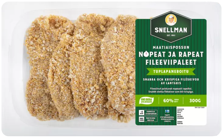 FILEEVIIPALEET TUPLAPANEROITU SNELLMAN - Sianliha - 6409620015441 - 1