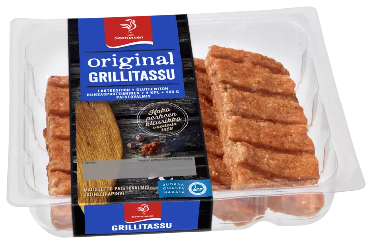 GRILLITASSU 4KPL SAARIOINEN - Sianliha - 6412000083411 - 1