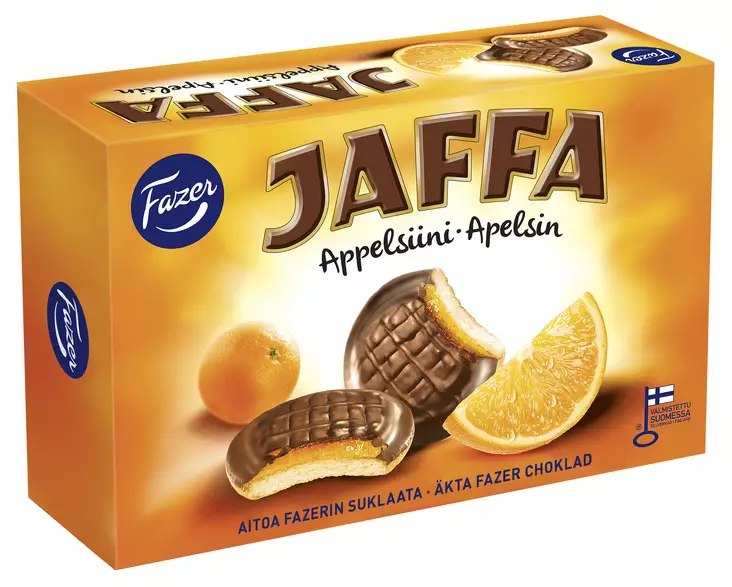 JAFFA APPELSIINI KEKSI FAZER - Leivonnaiset - 6416453554641 - 1