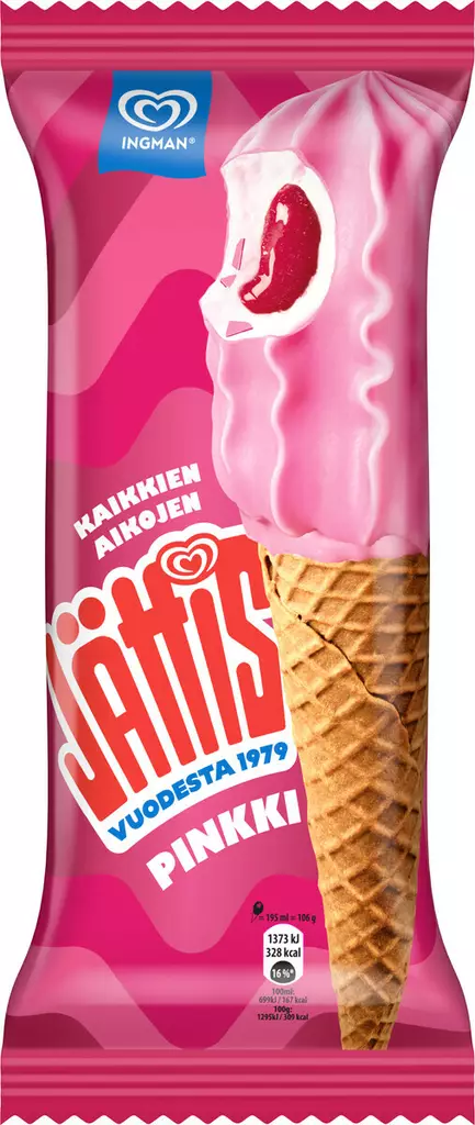 JÄTTIS PINKKI JÄÄTELÖTUUTTI - Jäätelötuutit - 8721274819991 - 1
