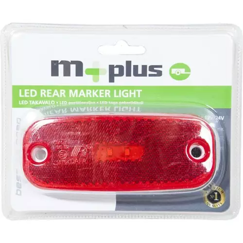 LED ÄÄRIVALO PUNAINEN 12-24V - Auton Sähköosat - 6417196774631 - 1