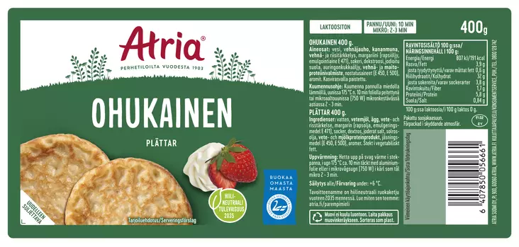 OHUKAINEN ATRIA - Mikroateriat - 6407850056661 - 1