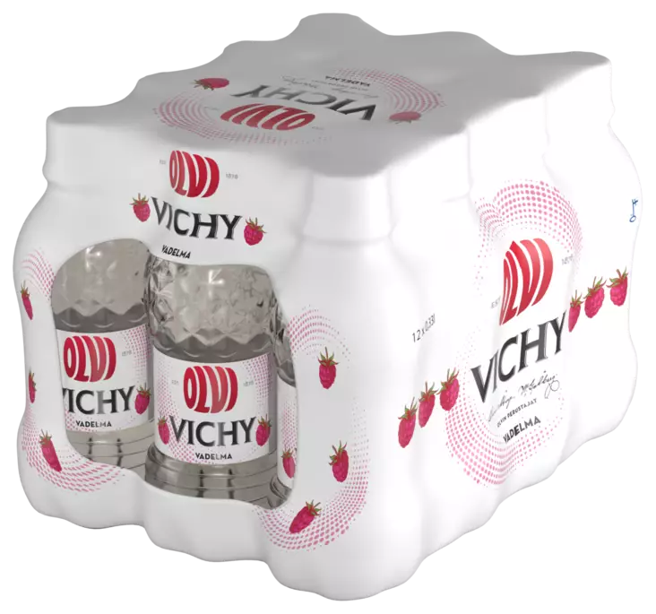 OLVIN VICHY VADELMA 12-PACK - Limonadit - 6419806054171 - 1