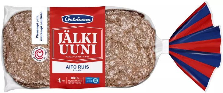 OULULAINEN JÄLKIUUNI RUIS - Tummat leivät - 6413467642401 - 1