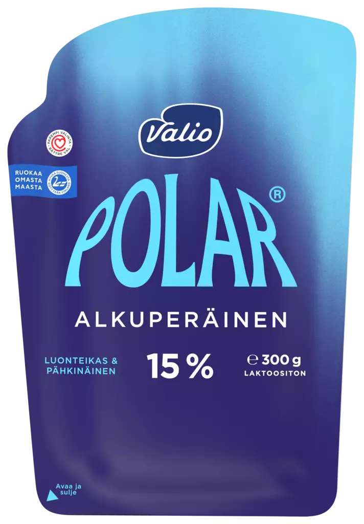 POLAR 15% 300G VALIO - Höylättävät ja viipaloidut juustot - 6408430036431 - 1