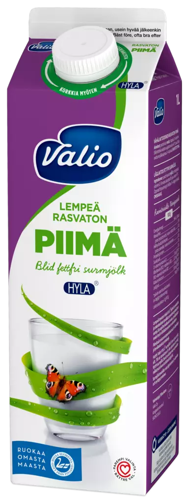 RASVATON PIIMÄ HYLA VALIO - Viilit / Vanukkaat - 6408430001781 - 1
