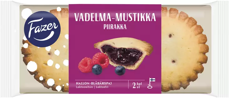 VADELMA-MUSTIKKA PIIRAKKA - Leivonnaiset - 6413467413001 - 1
