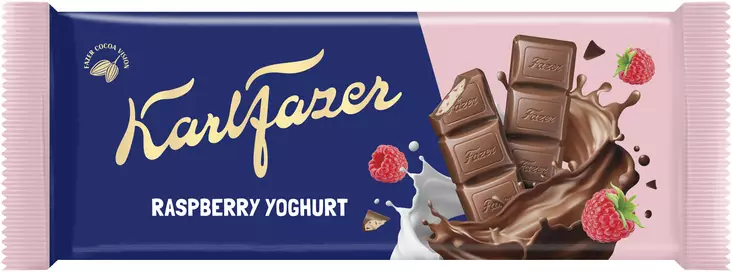VADELMAJOGURTTI 121G FAZER - Suklaat - 6416453015111 - 1