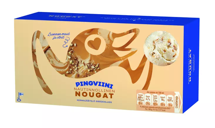 VALIO PINGVIINI NOUGAT - Jäätelötuutit - 6430064403631 - 1