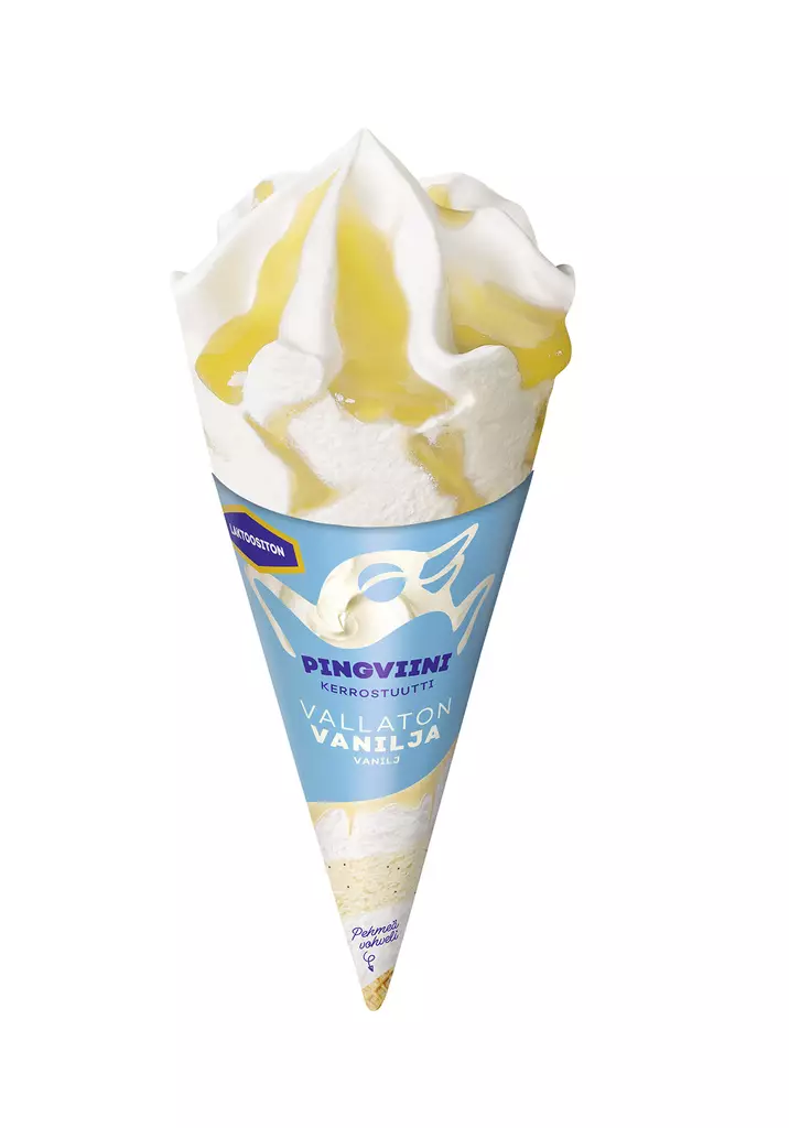 VALIO VANILJA LAKTOOSITON - Jäätelötuutit - 6430064402061 - 1
