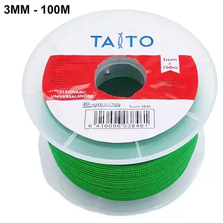 YLEISNARU 3MMX98M TAITO - Köydet ja Kiinnitys - 6416096038461 - 1