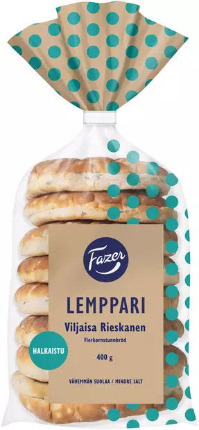 LEMPPARI VILJAISA RIESKANEN FAZER - Vaaleat leivät - 6413467612602 - 1