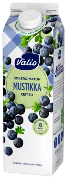 MUSTIKKAKEITTO SOKEROIMATON 1L VALIO - Mehut - 6408430062102 - 2