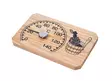 TAITO SAUNALÄMPÖMITTARI PUU 18X11CM - Saunatuotteet - 6416096164832 - 1