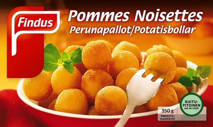 FINDUS PERUNAPALLOT 350G - Perunapakasteet - 7042110078022 - 1