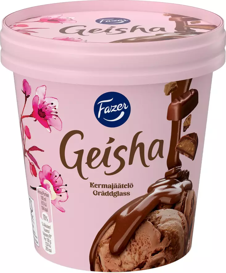 GEISHA KERMAJÄÄTELÖ FAZER - Jäätelöpakkaukset - 6430064406922 - 1