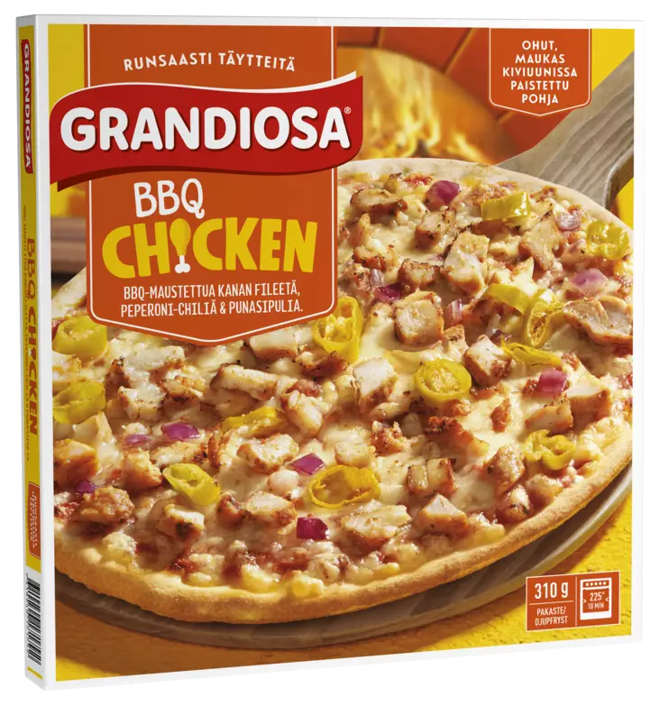 GRANDIOSA BBQ CHIC KIVIUUNIPIZZA - Pakastepizzat - 7310240171792 - 1